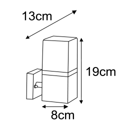 kinkiet ogrodowy k-8140